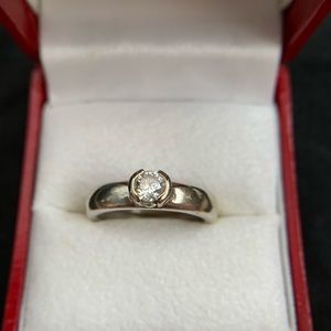 Engagement Ring - Two Tone and .26 carat